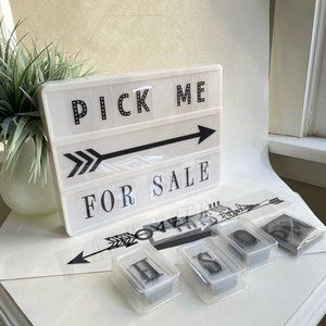 Heidi Swapp Lightbox - 4 sets of letters and symbols